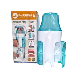 Dispensador de Crema Dental con Porta Cepillos